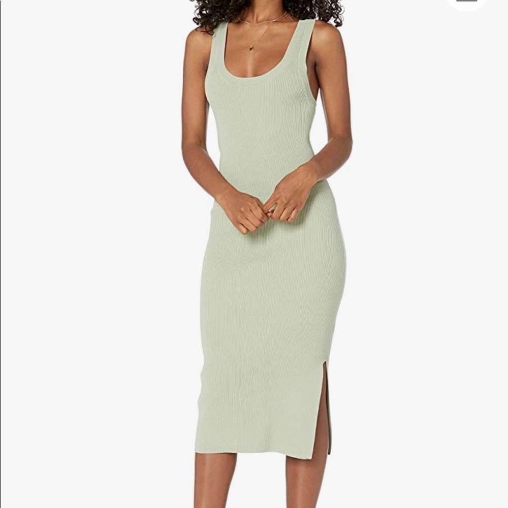 The Drop Women's Yasmin Rib Midi Sweater Tank Dress